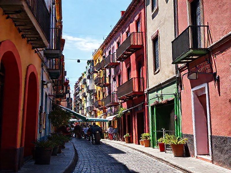 Colorful Caminito street in La Boca, Buenos Aires