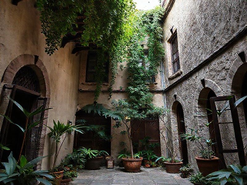 Hidden courtyard in San Telmo, Buenos Aires