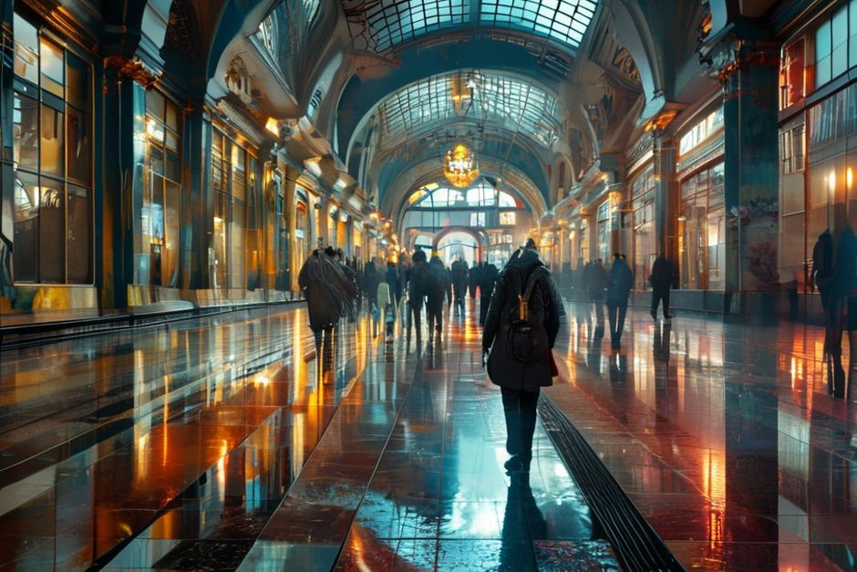 Minsk metro istasyonu