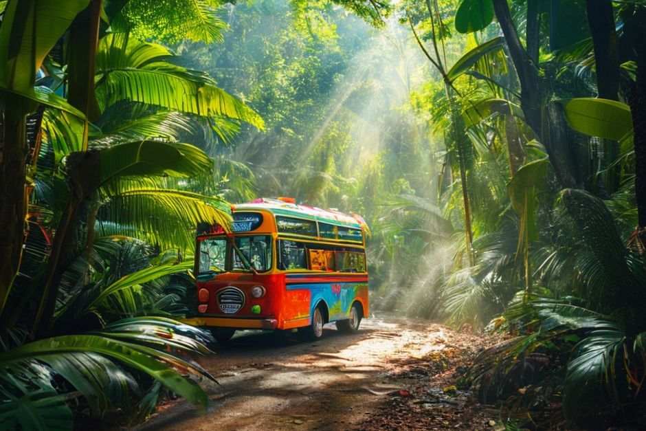 Dominika'da bir ulaşım aracı