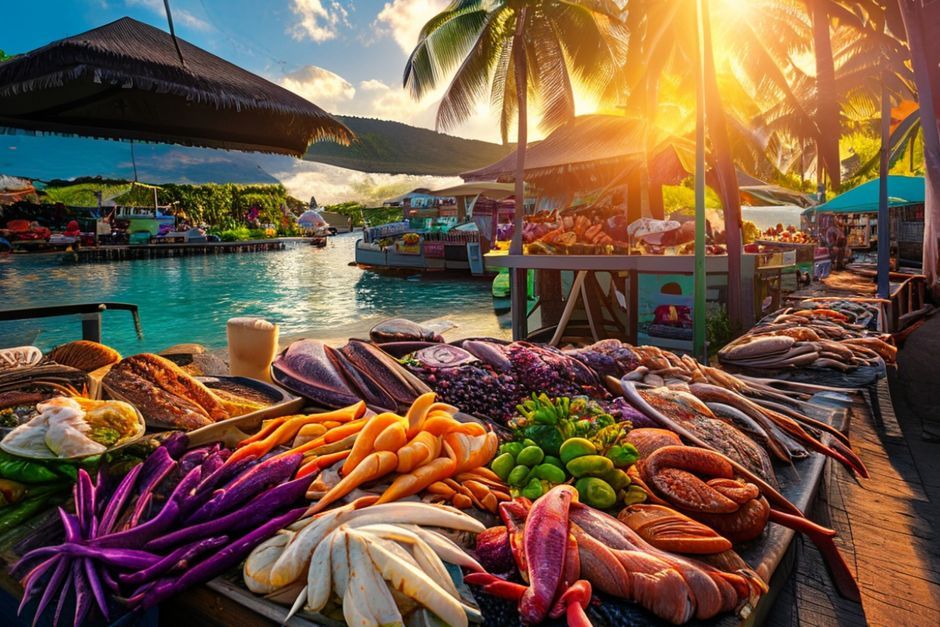 Fiji mutfağından taze deniz ürünleri ve yerel lezzetler
